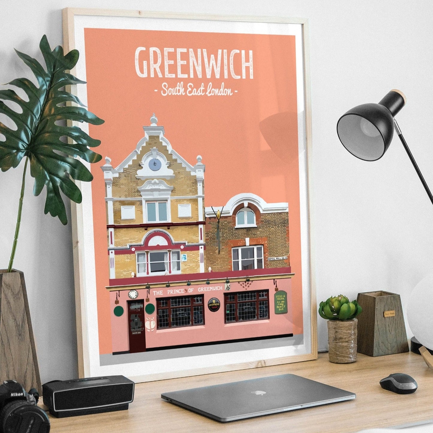 Greenwich print, The Prince of Greenwich pub