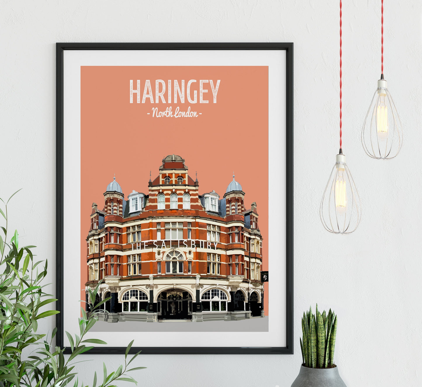 Haringey print, The Salisbury pub