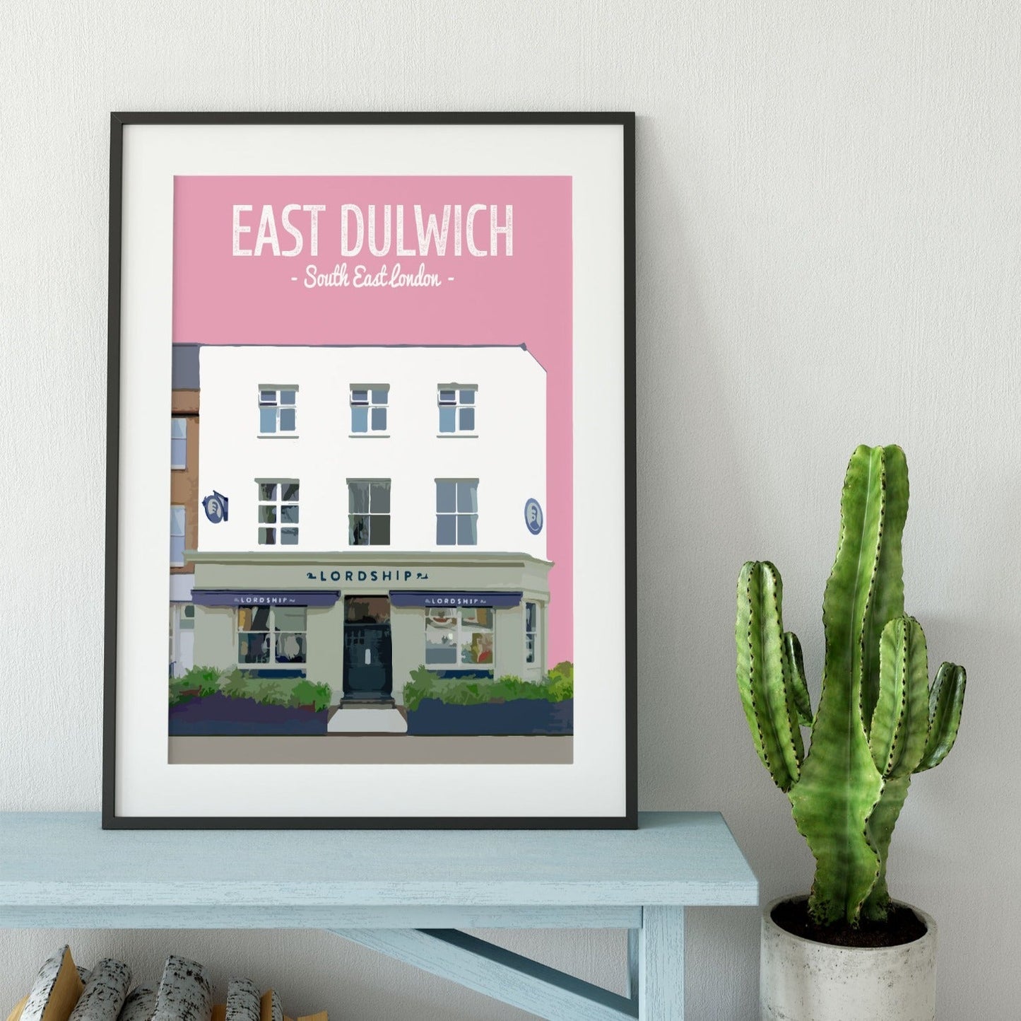 East Dulwich print, The Lordship pub