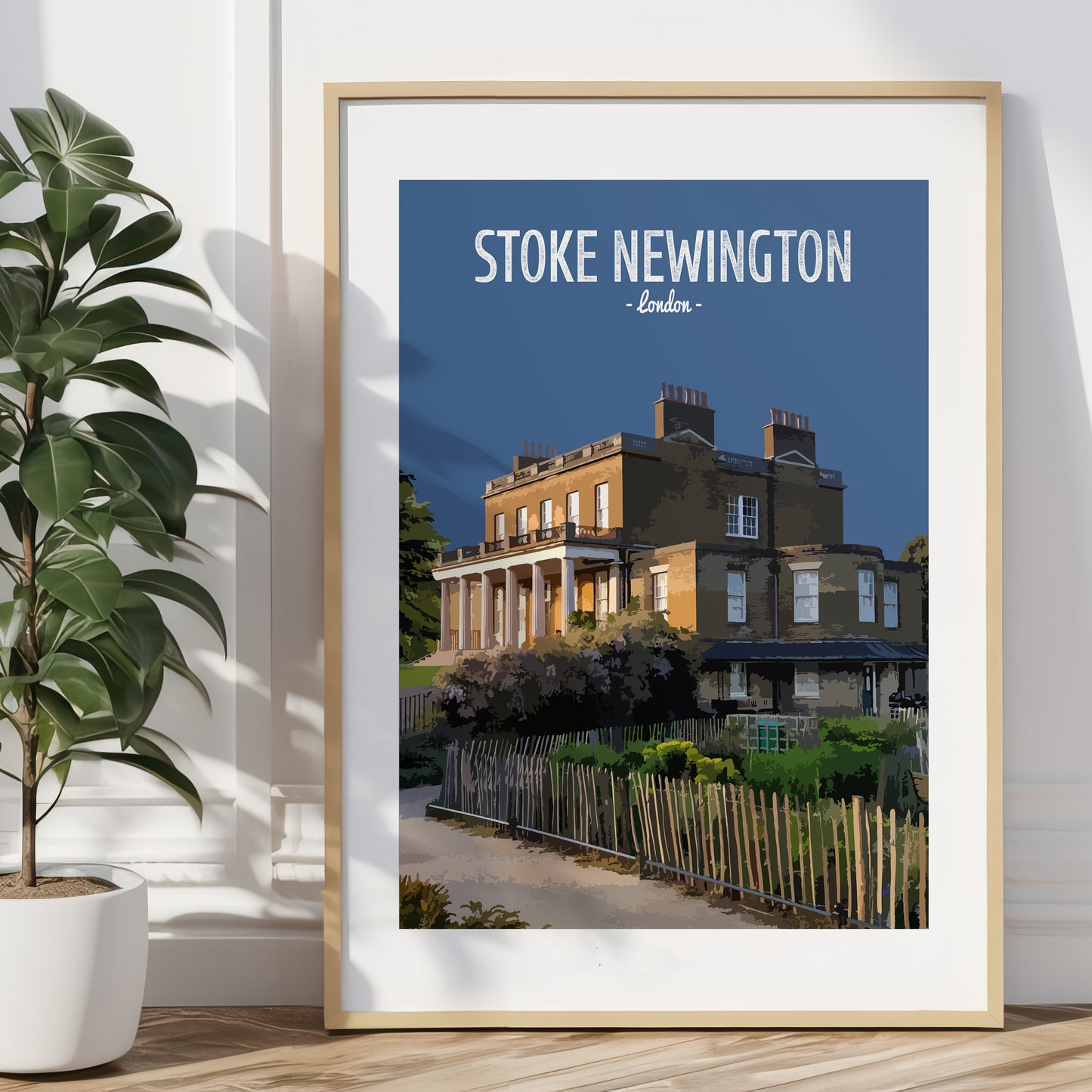 Stoke Newington print, Clissold Park