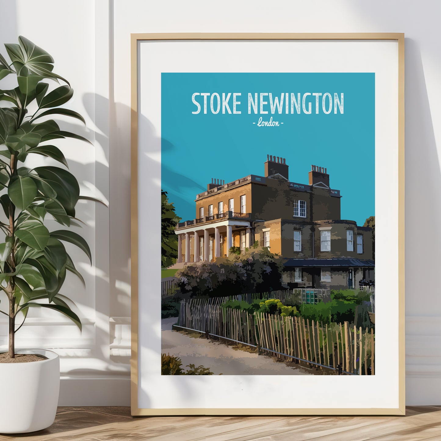 Stoke Newington print, Clissold Park