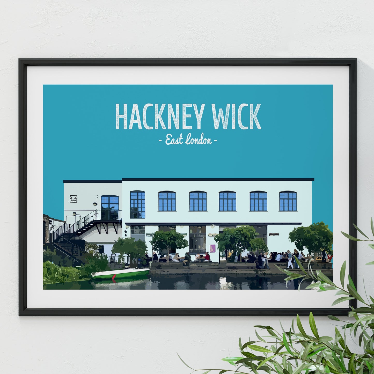 Hackney Wick print, Crate Brewery