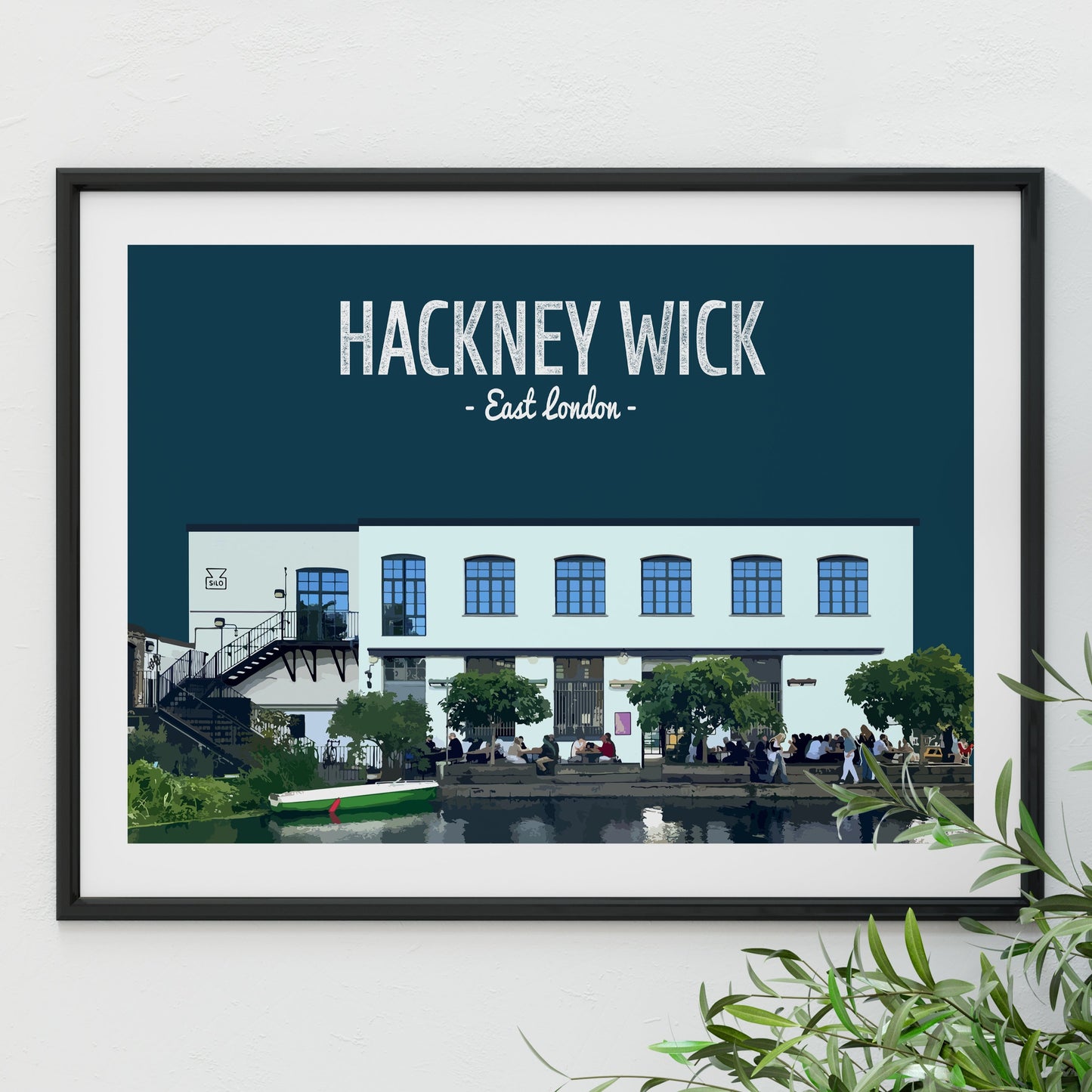 Hackney Wick print, Crate Brewery