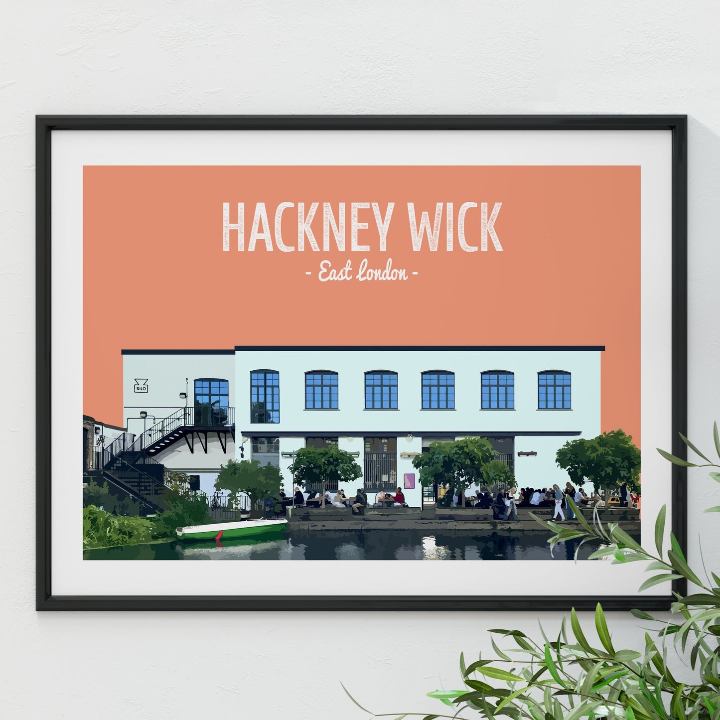 Hackney Wick print, Crate Brewery