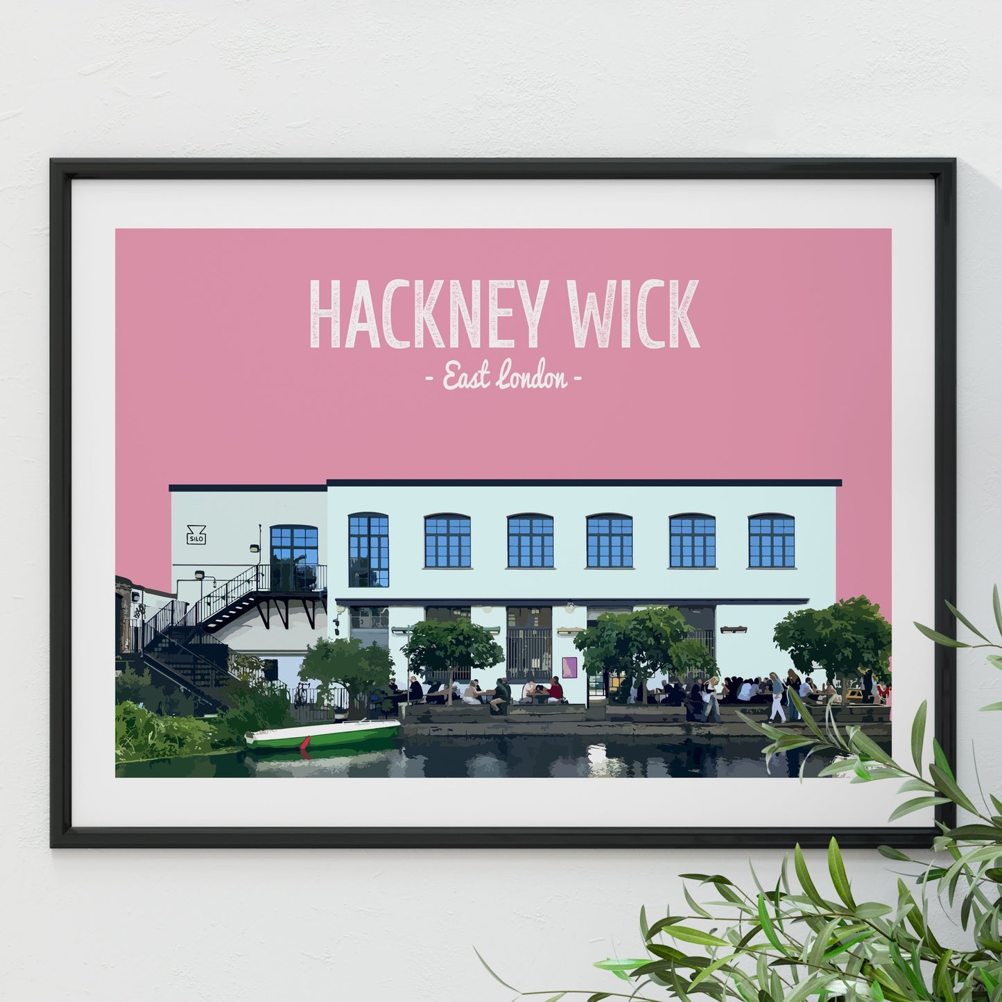 Hackney Wick print, Crate Brewery