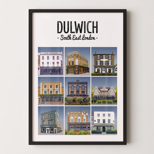 Dulwich pubs print