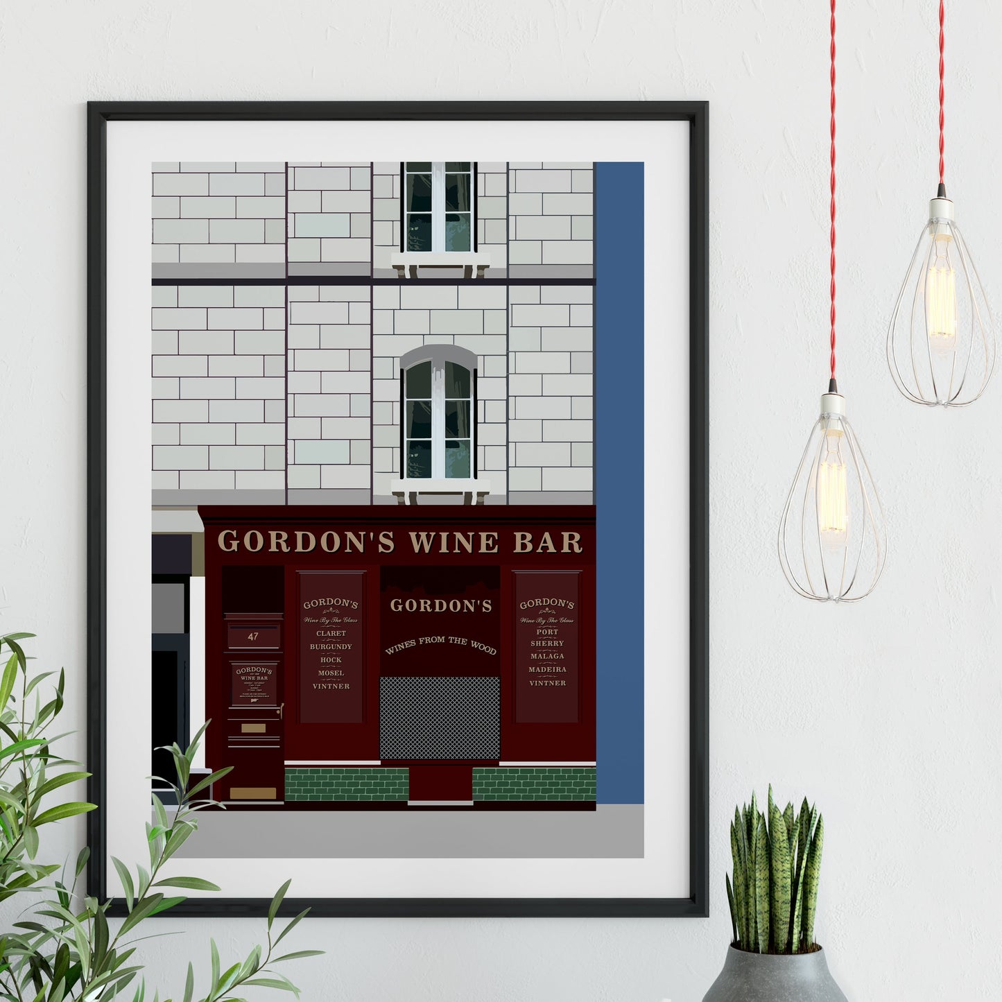 Gordon's Wine Bar print