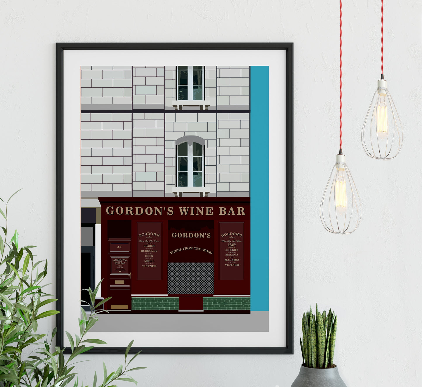 Gordon's Wine Bar print