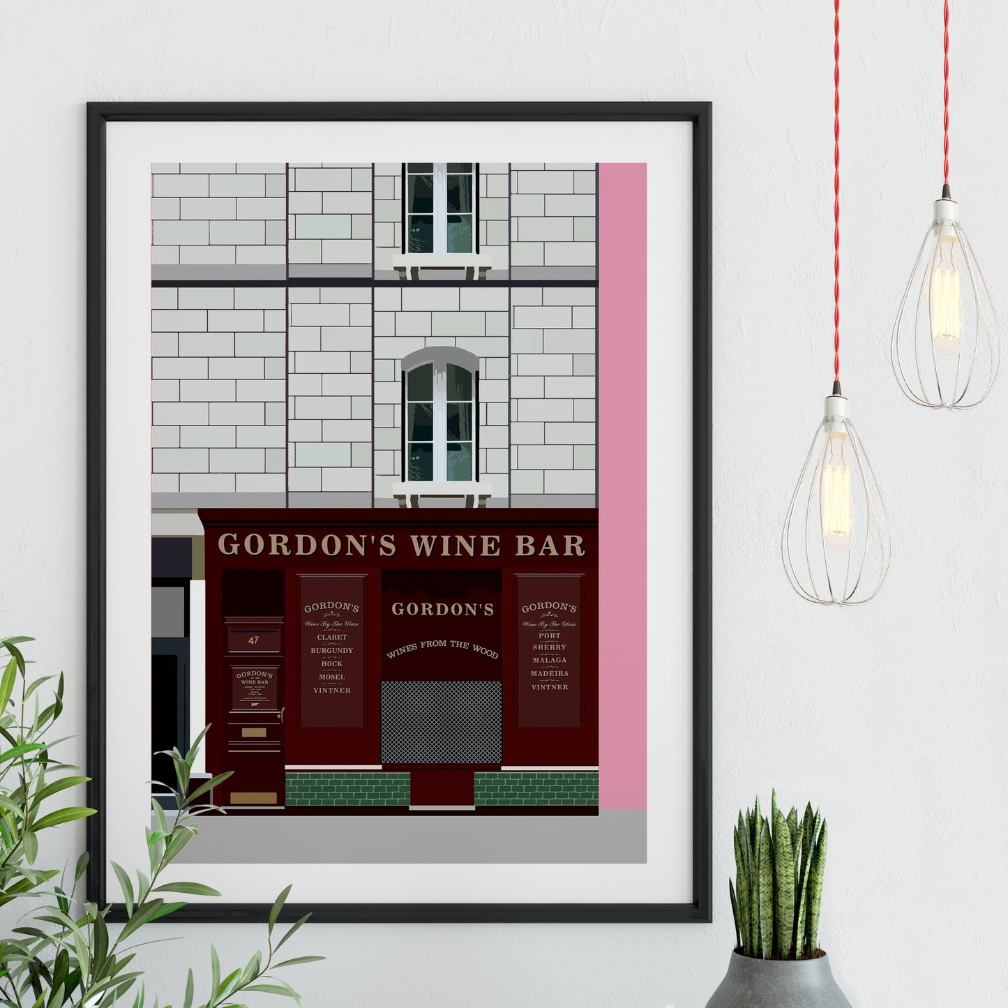 Gordon's Wine Bar print