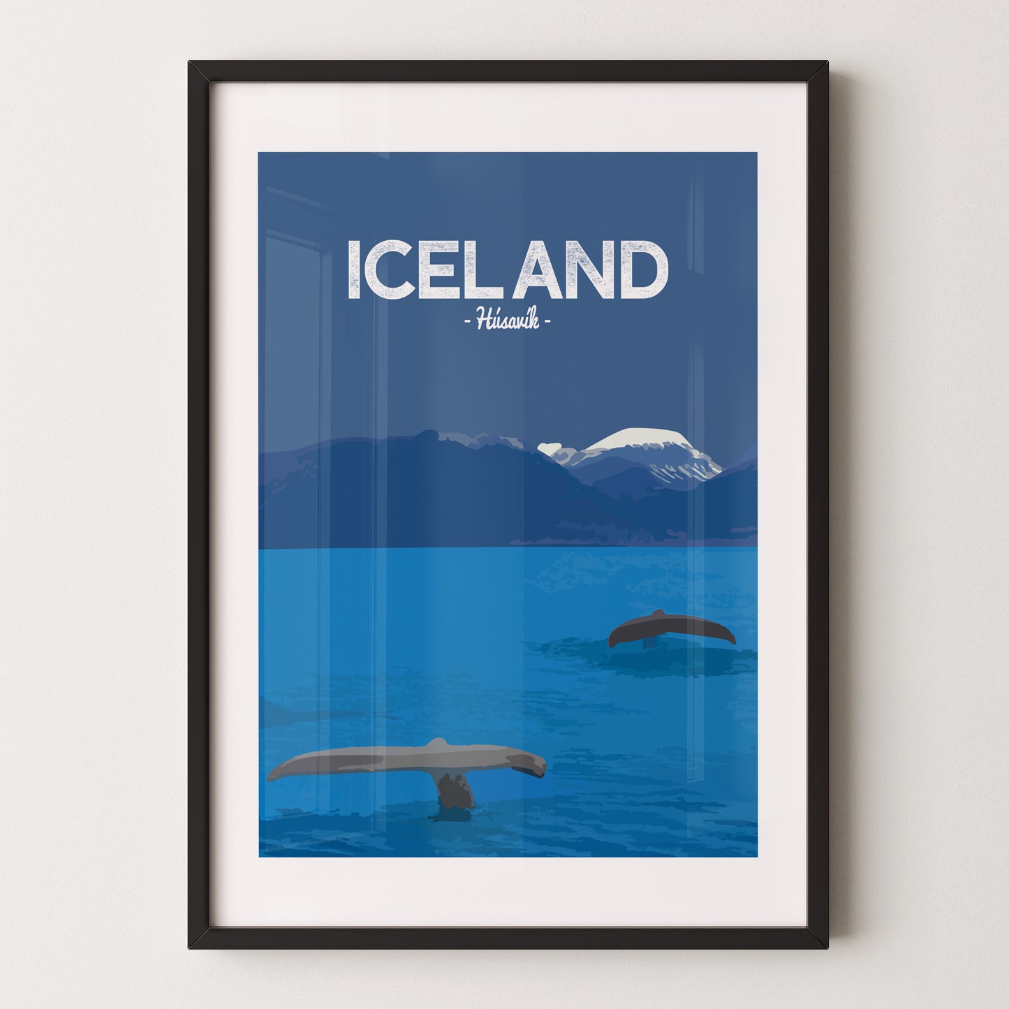 Iceland print, Husavik