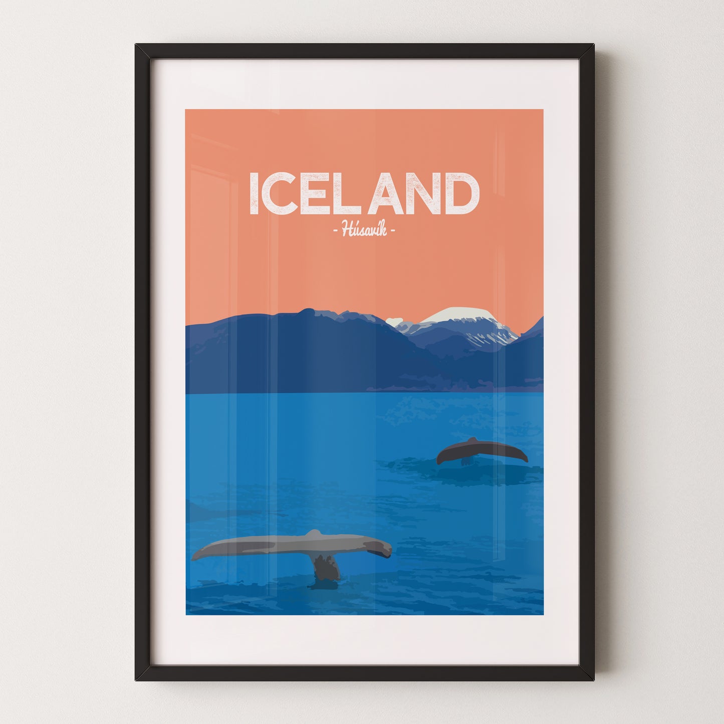 Iceland print, Husavik