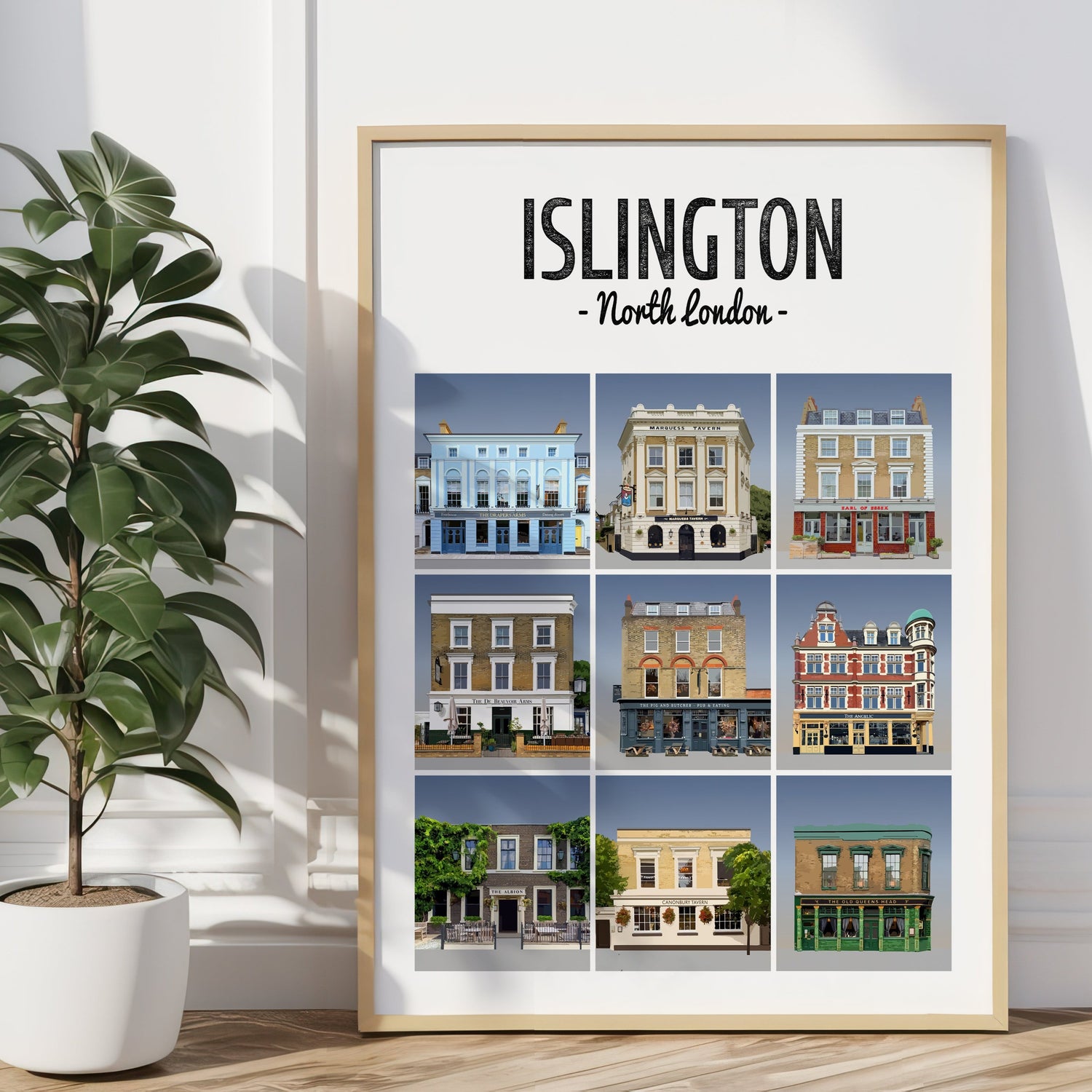 islington pubs print