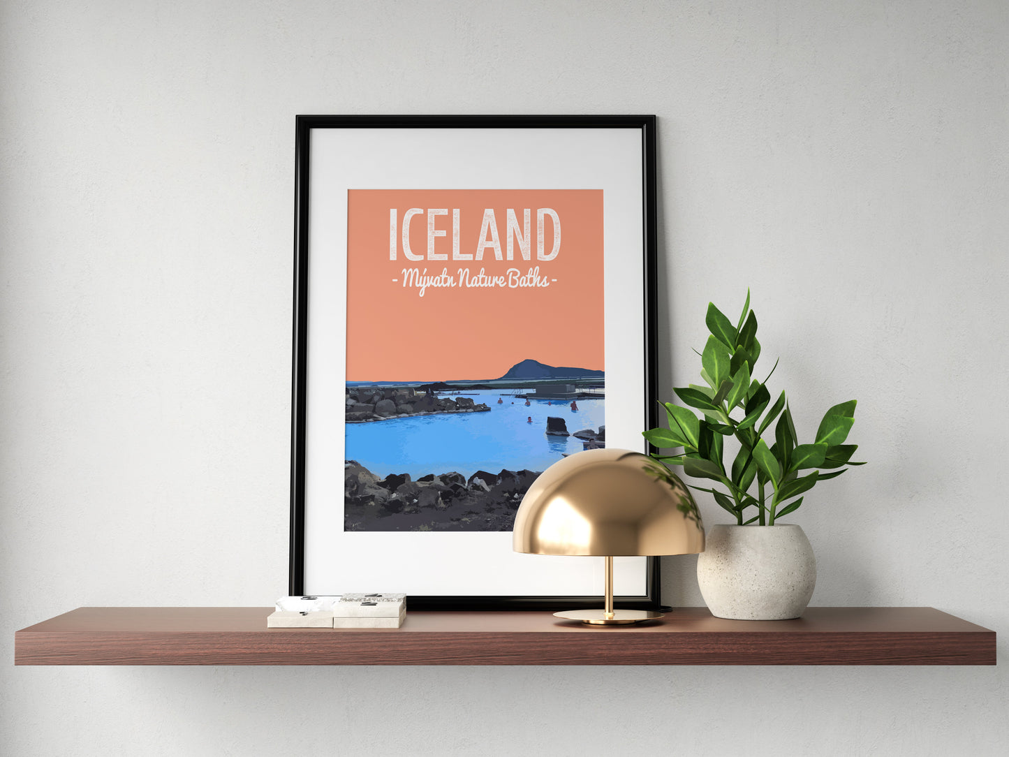 Iceland print, Myvatn Nature Baths