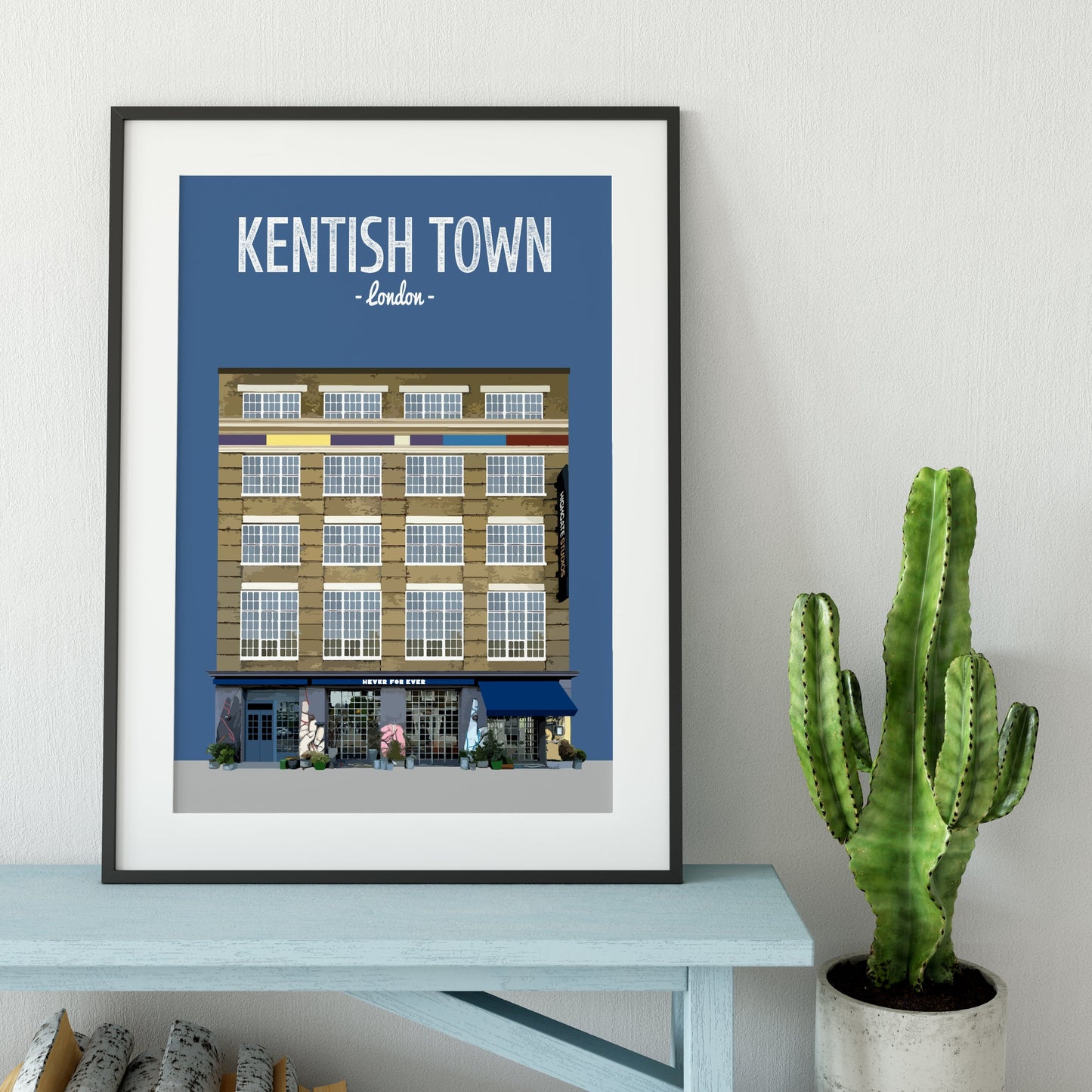 Kentish Town print, Never For Ever