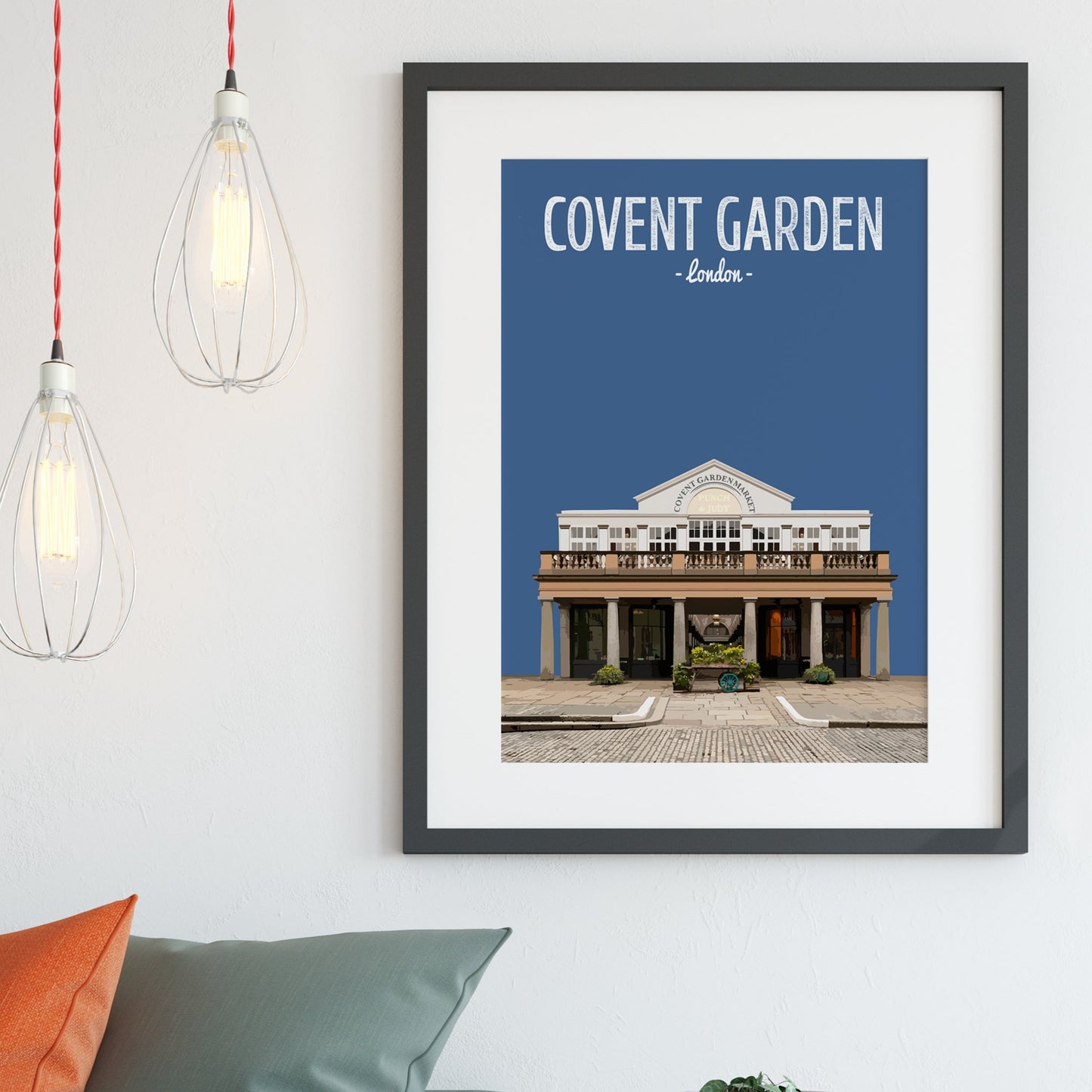 Covent Garden print, The Punch and Judy pub