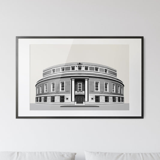 stoke newington town hall print