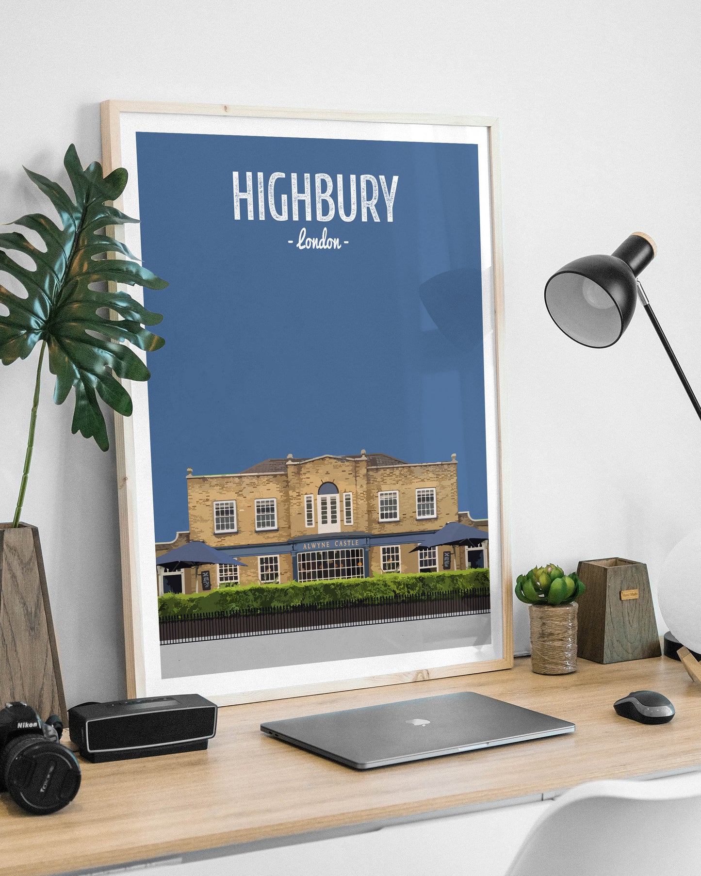 Highbury print, The Alwyn Castle pub