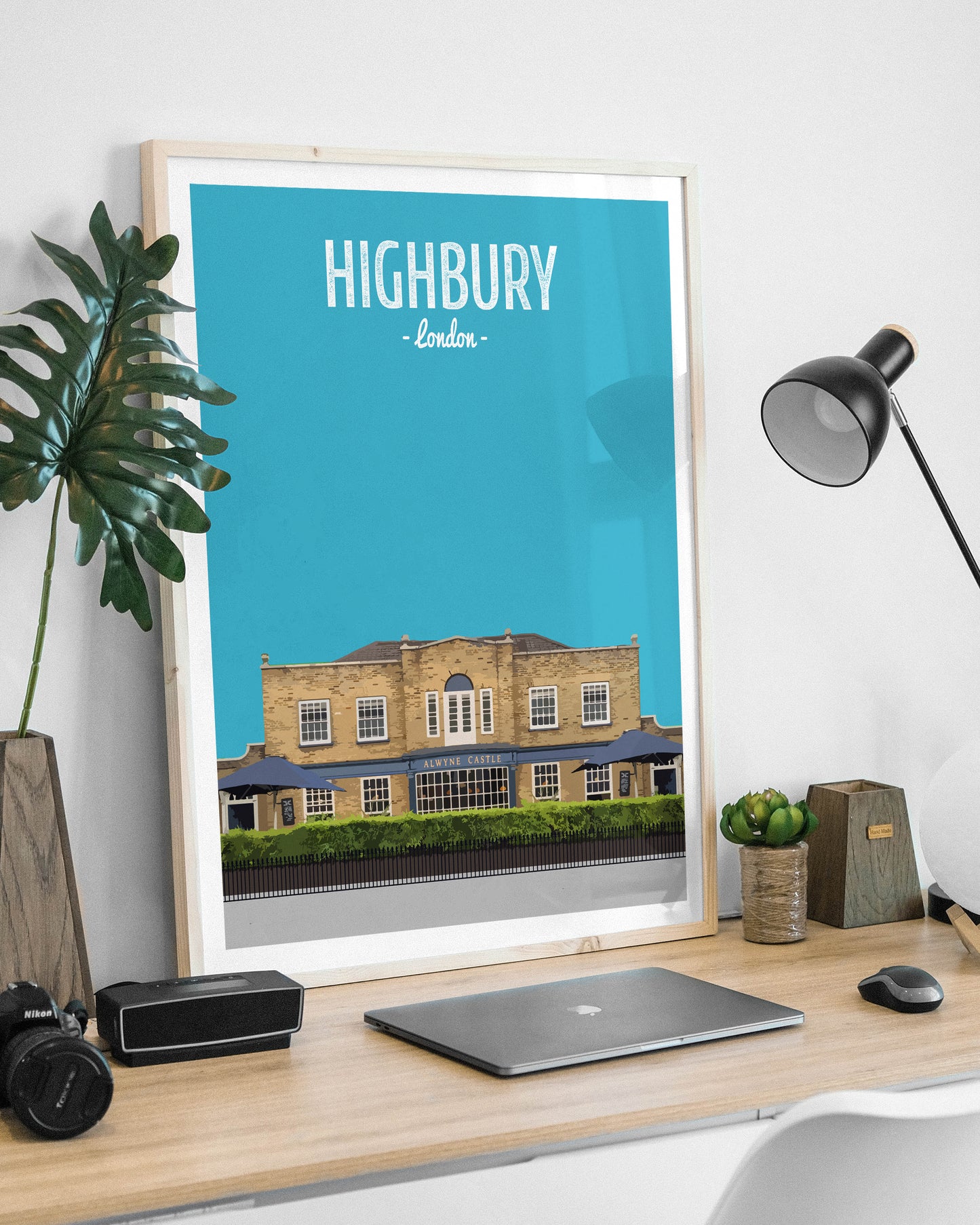 Highbury print, The Alwyn Castle pub