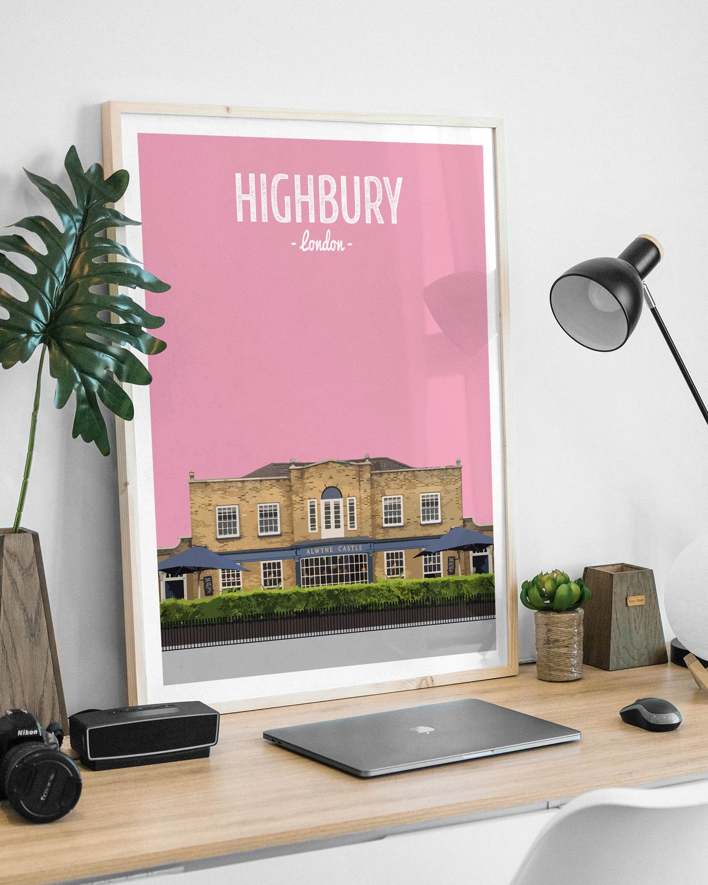 Highbury print, The Alwyn Castle pub