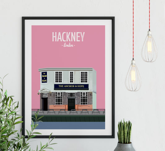 the anchor and hope pub print