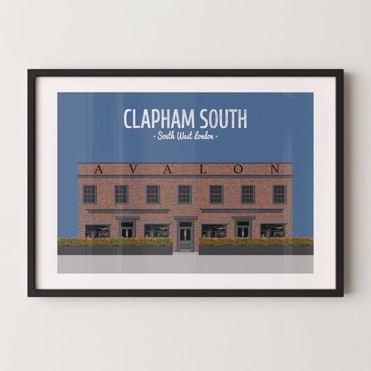 Clapham print, The Avalon pub