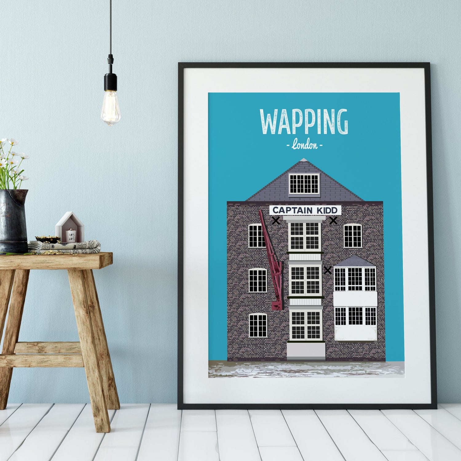 the captain kidd pub print