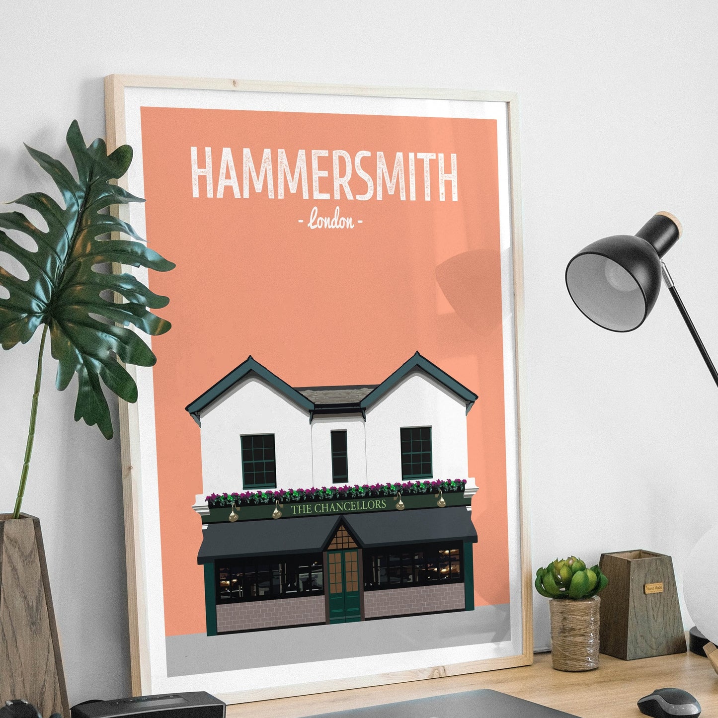 Hammersmith print, The Chancellors pub