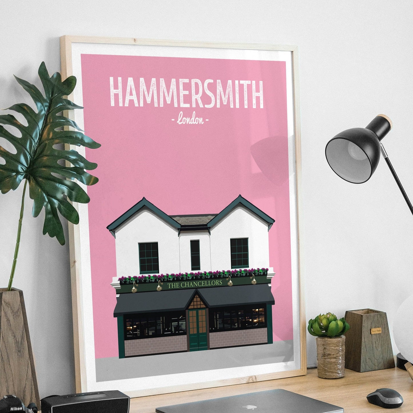 Hammersmith print, The Chancellors pub