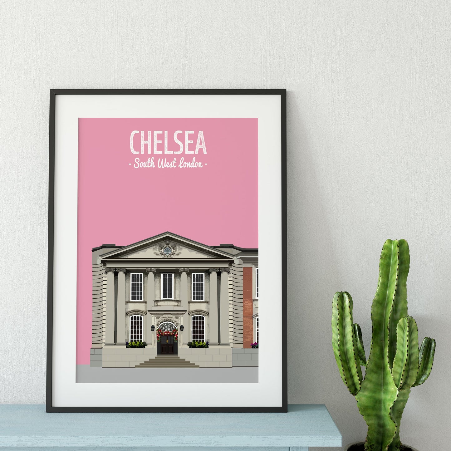 Chelsea print, The Chelsea Town Hall