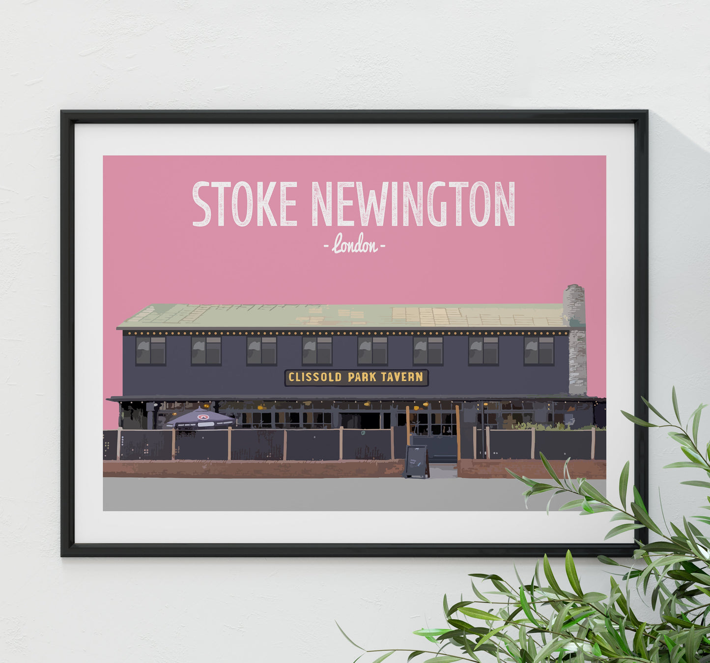 Stoke Newington print, The Clissold Park Tavern