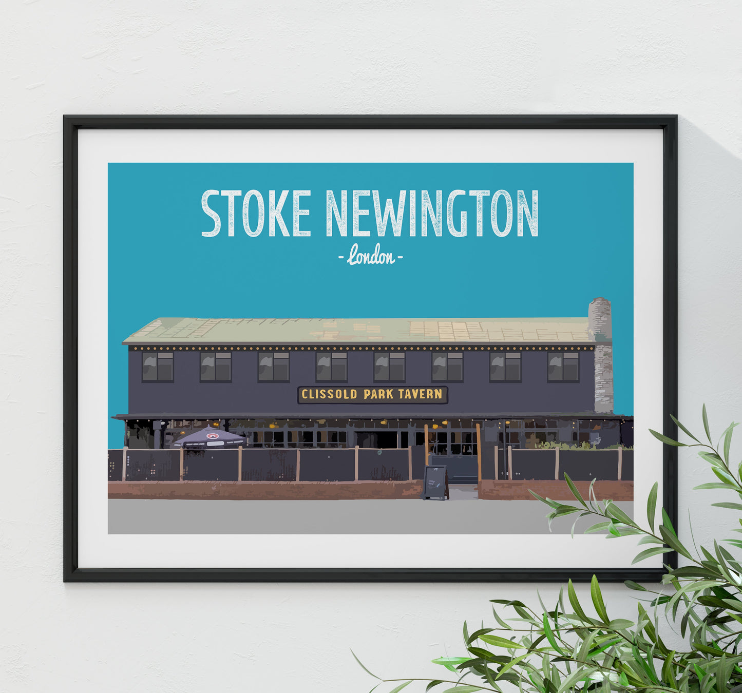 Stoke Newington print, The Clissold Park Tavern