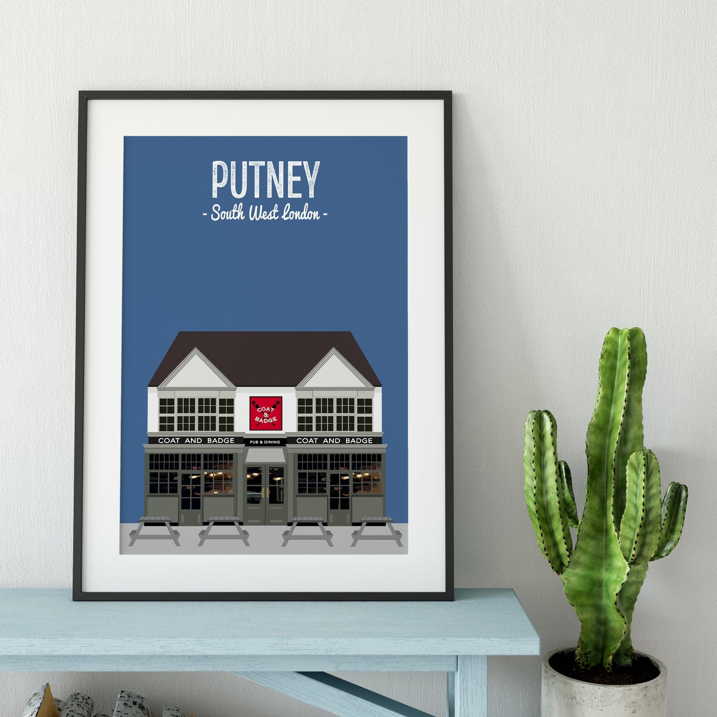 Putney print, The Coach and Badge pub