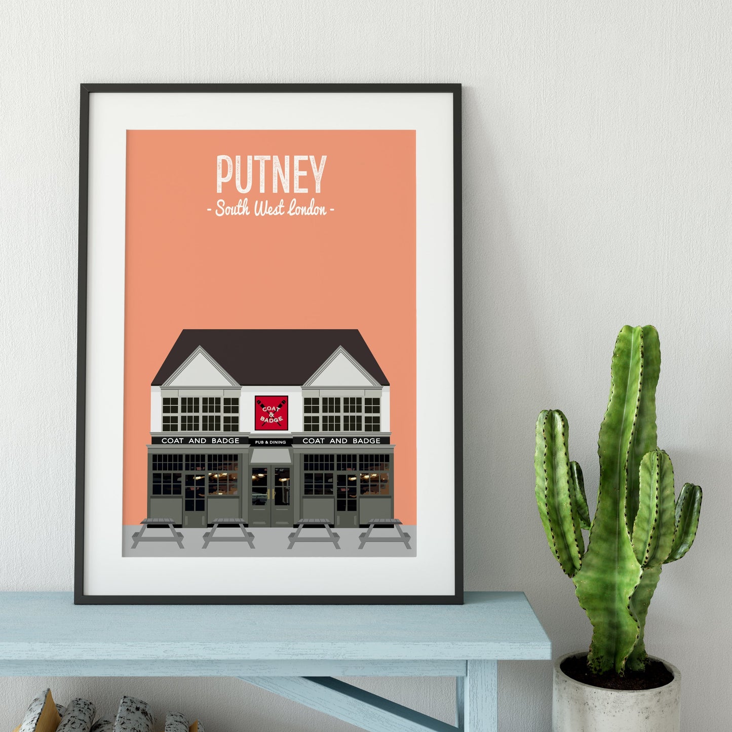 Putney print, The Coach and Badge pub