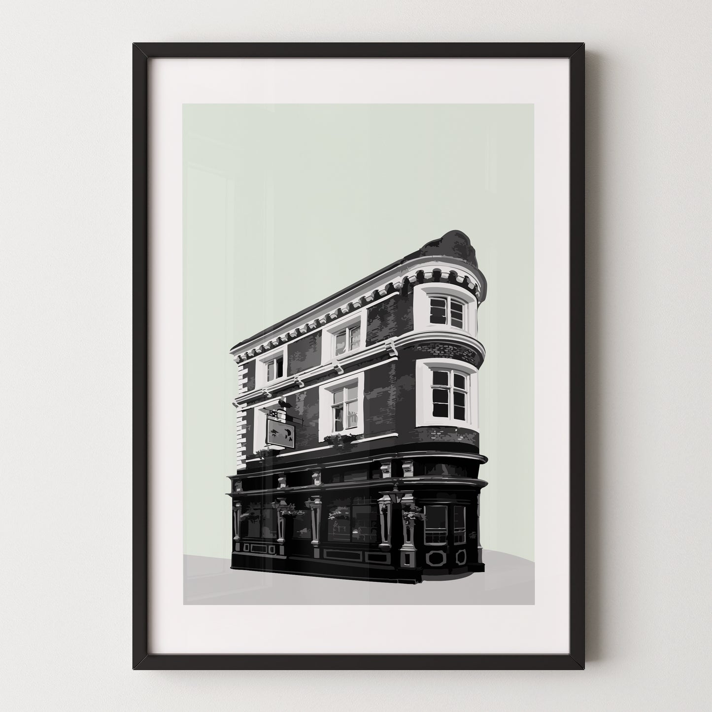 London City print, The Cockpit pub