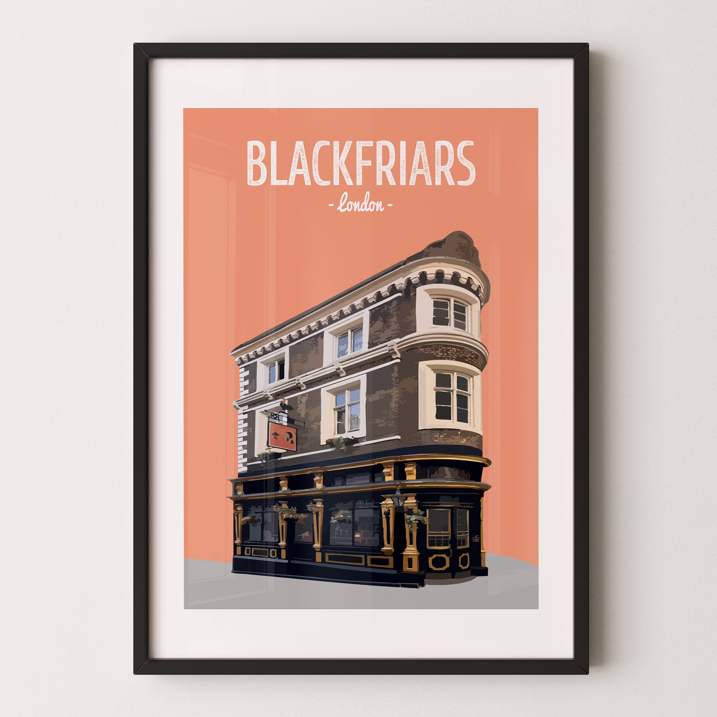 London City print, The Cockpit pub