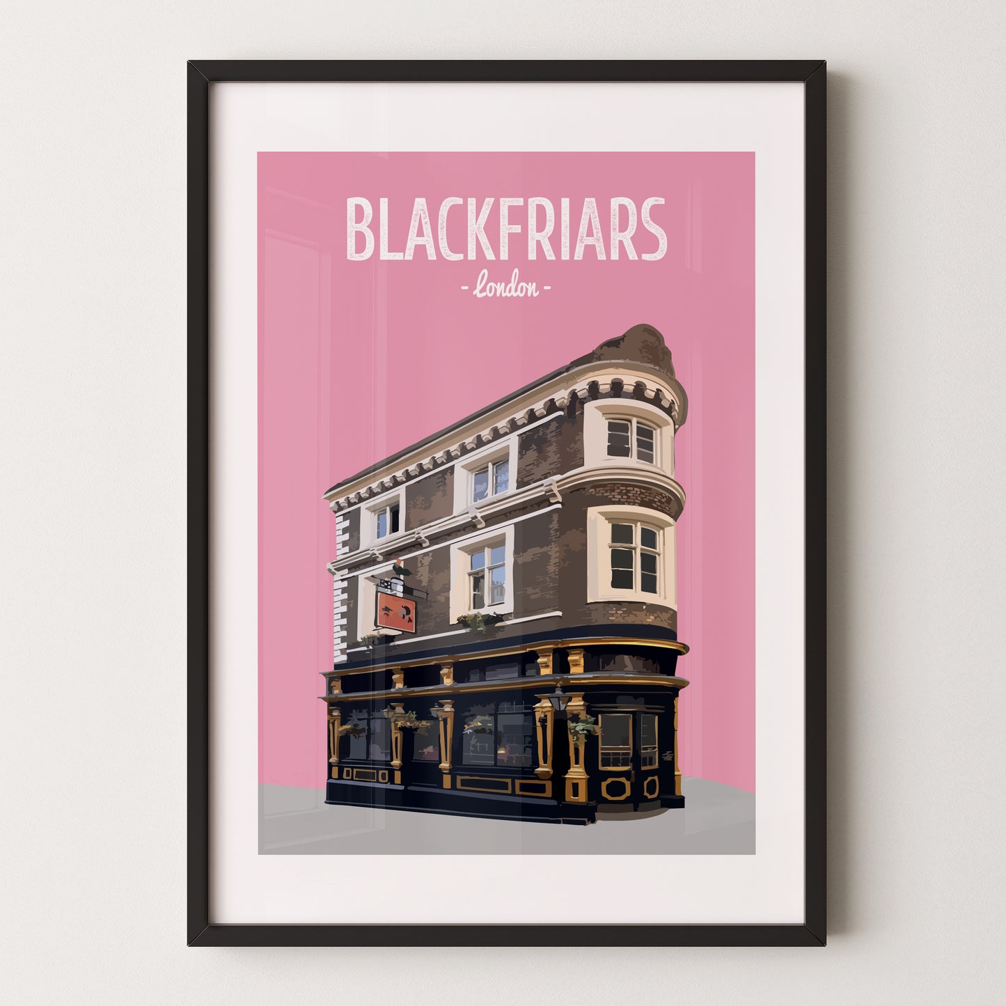 London City print, The Cockpit pub