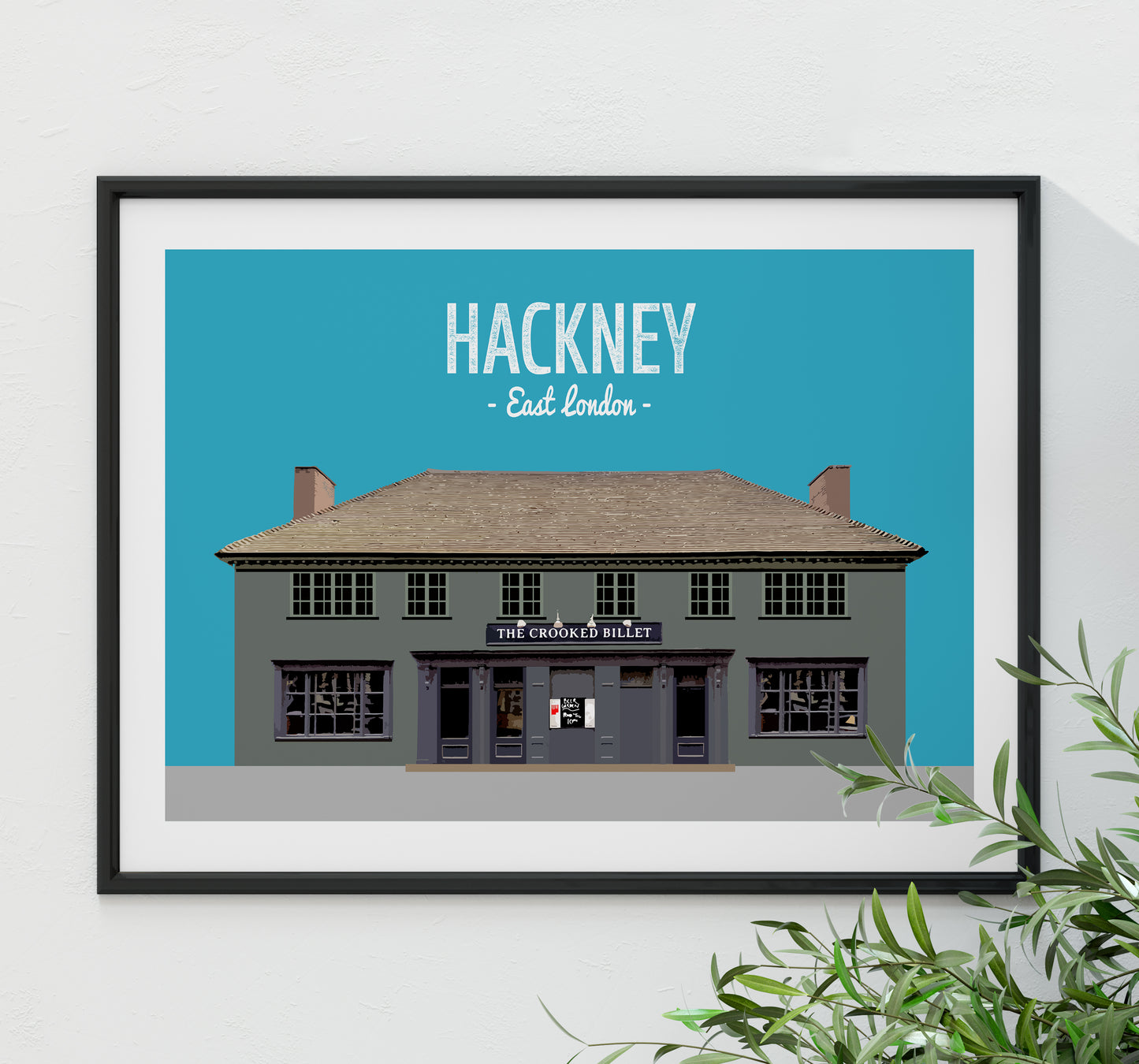 Hackney Print, The Crooked Billet pub