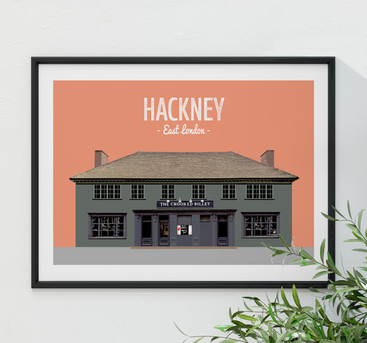 Hackney Print, The Crooked Billet pub