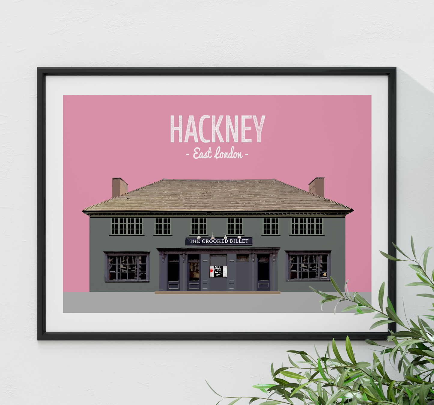 Hackney Print, The Crooked Billet pub