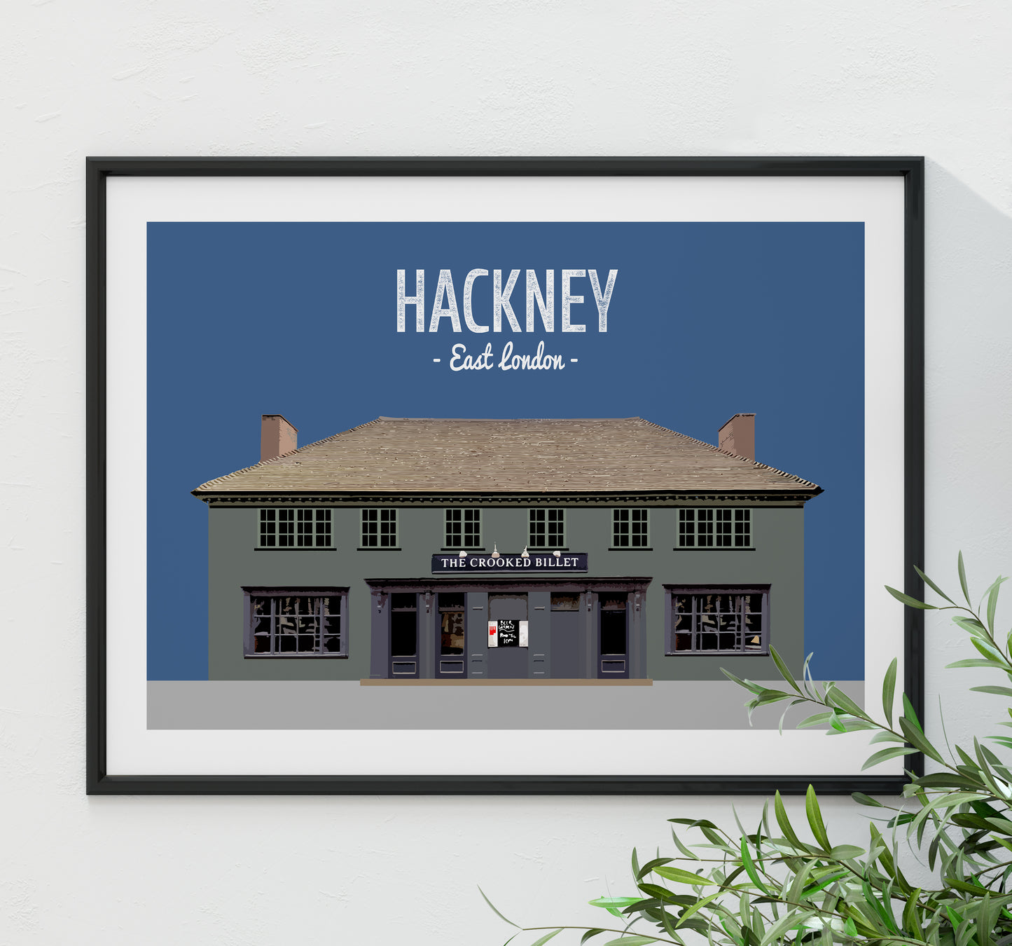 Hackney Print, The Crooked Billet pub