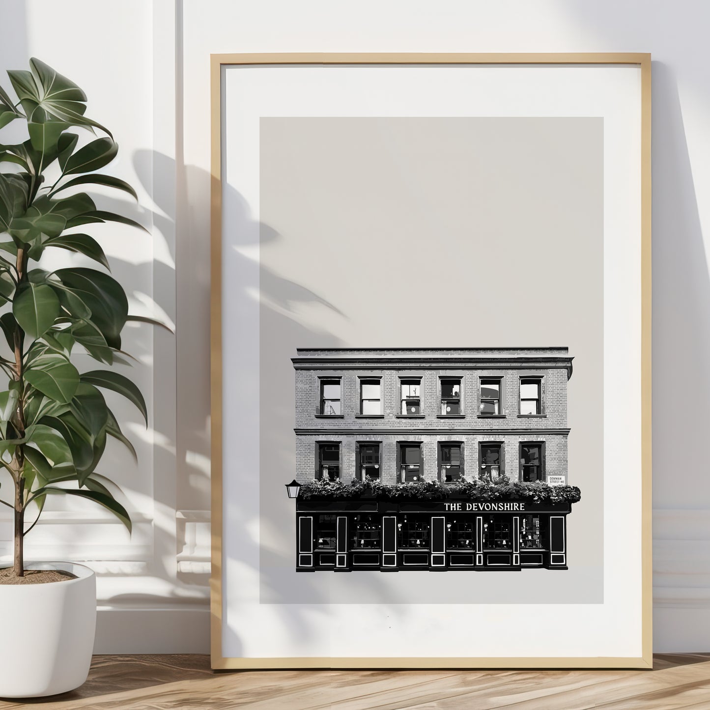 Soho print, The Devonshire pub