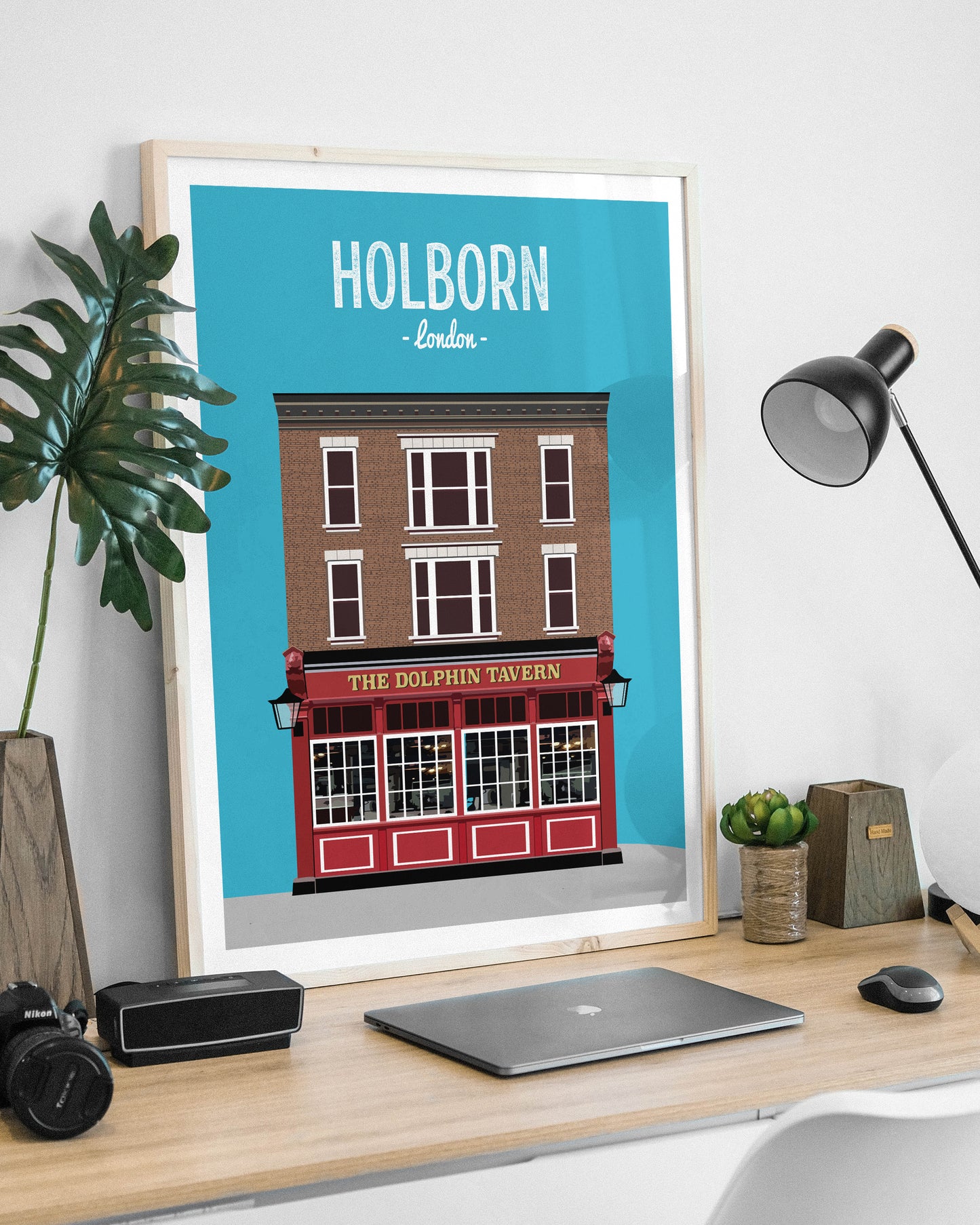 Holborn print, The Dolphin pub