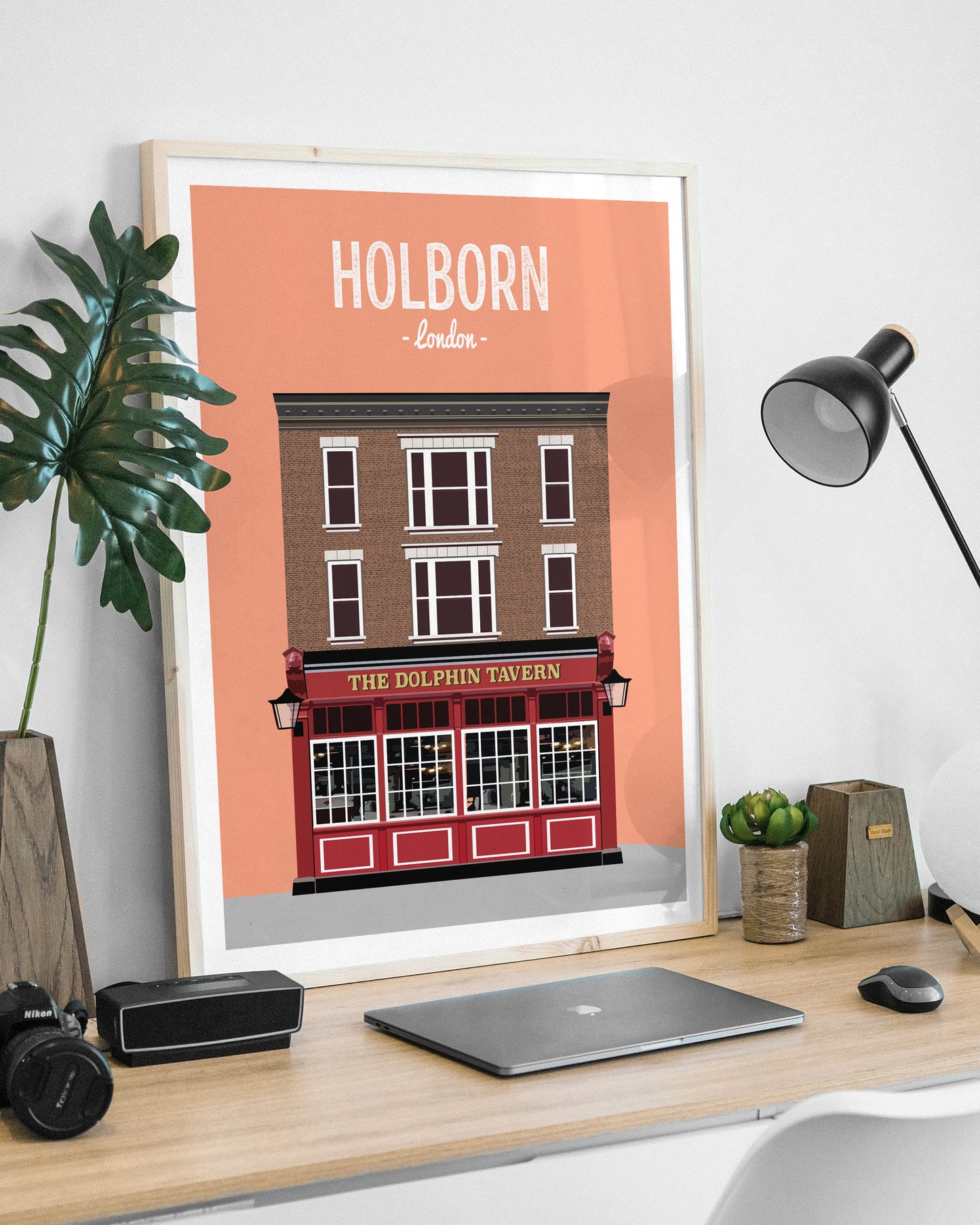 Holborn print, The Dolphin pub