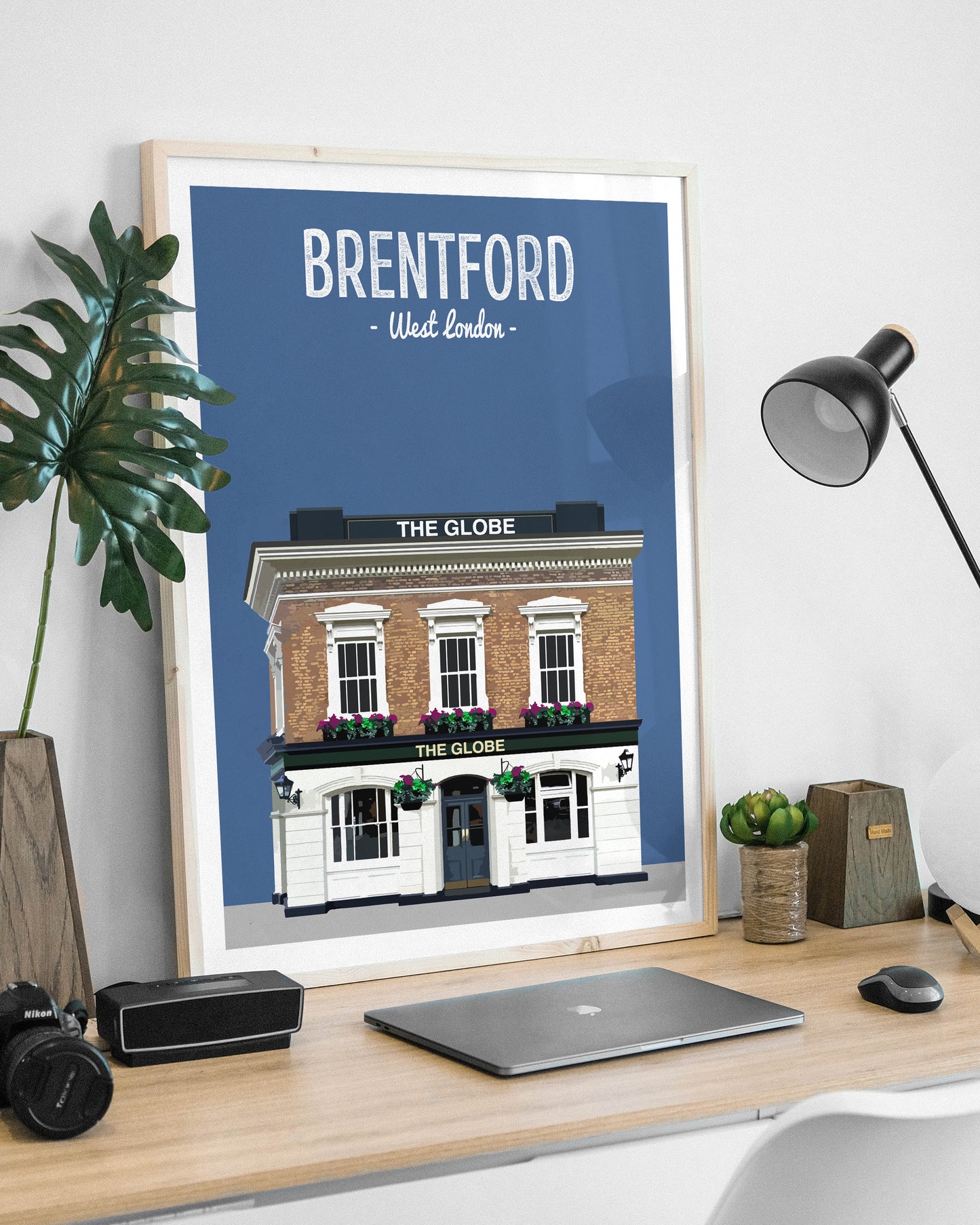 Brentford print, The Globe pub