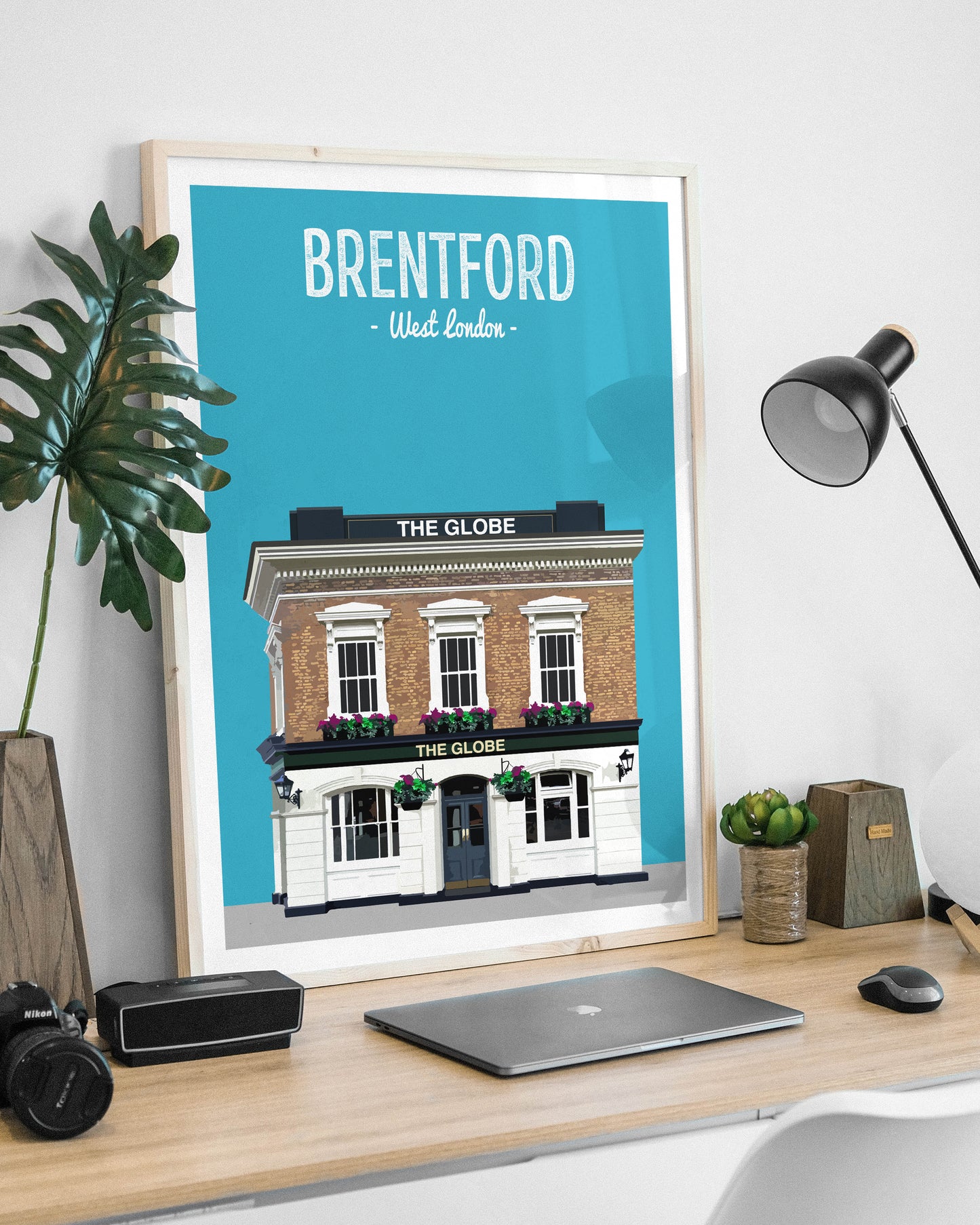 Brentford print, The Globe pub