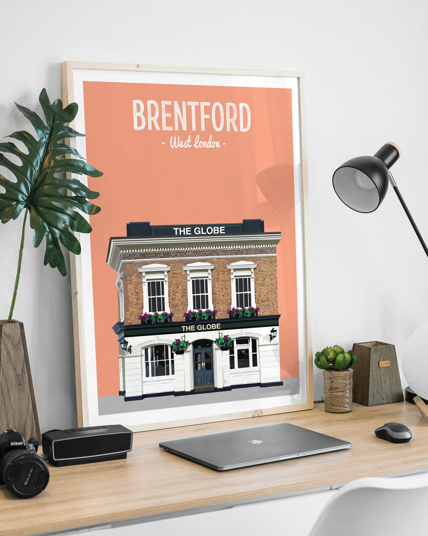 Brentford print, The Globe pub