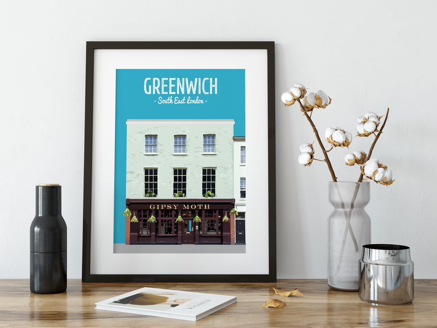 Greenwich print, The Gipsy Moth pub