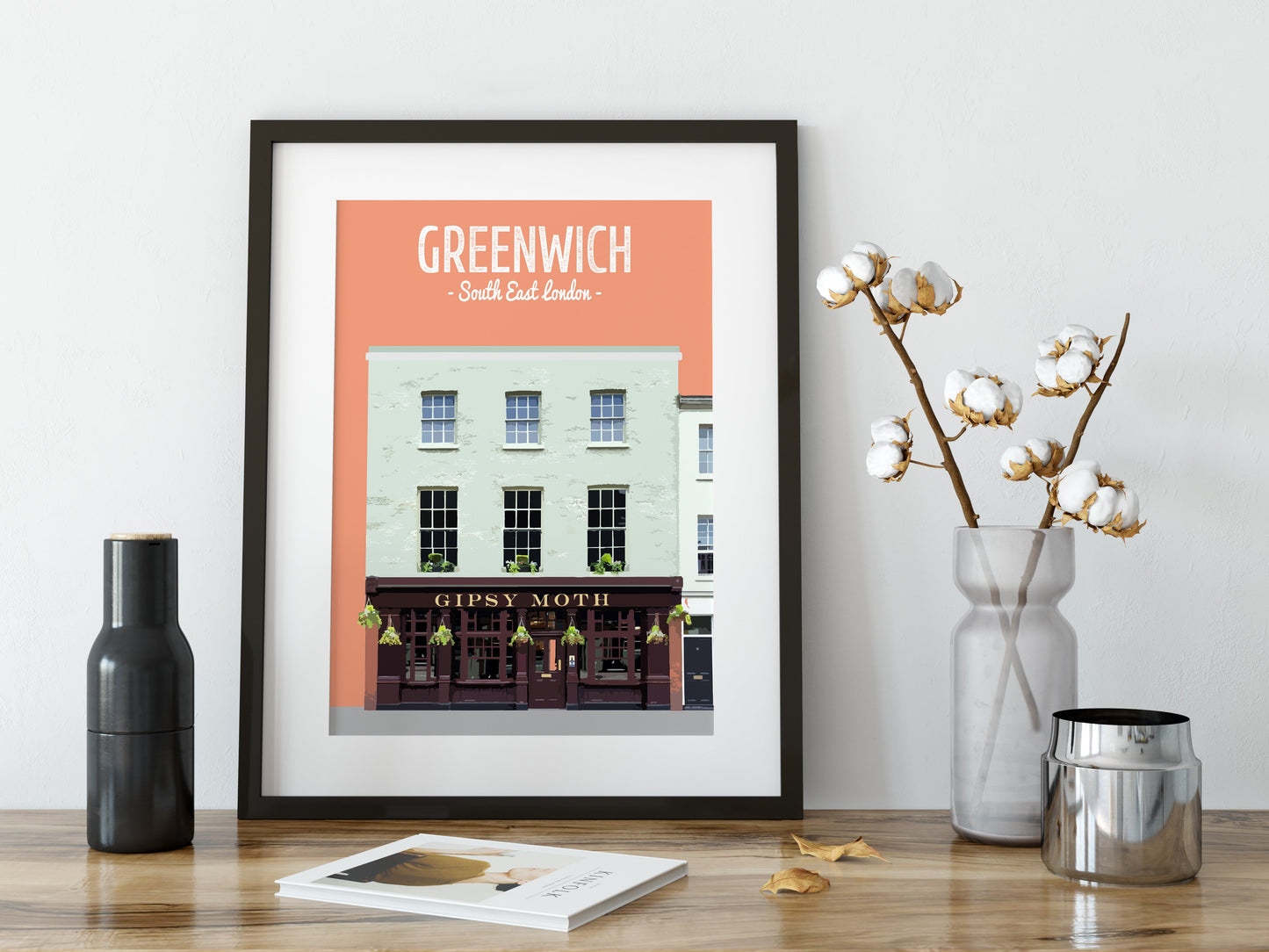 Greenwich print, The Gipsy Moth pub