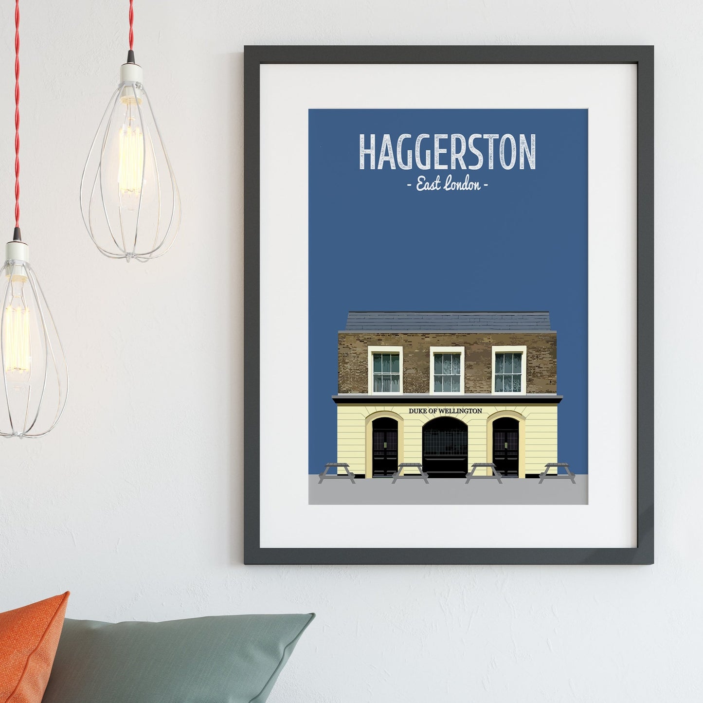 Haggerston print, The Duke of Wellington pub