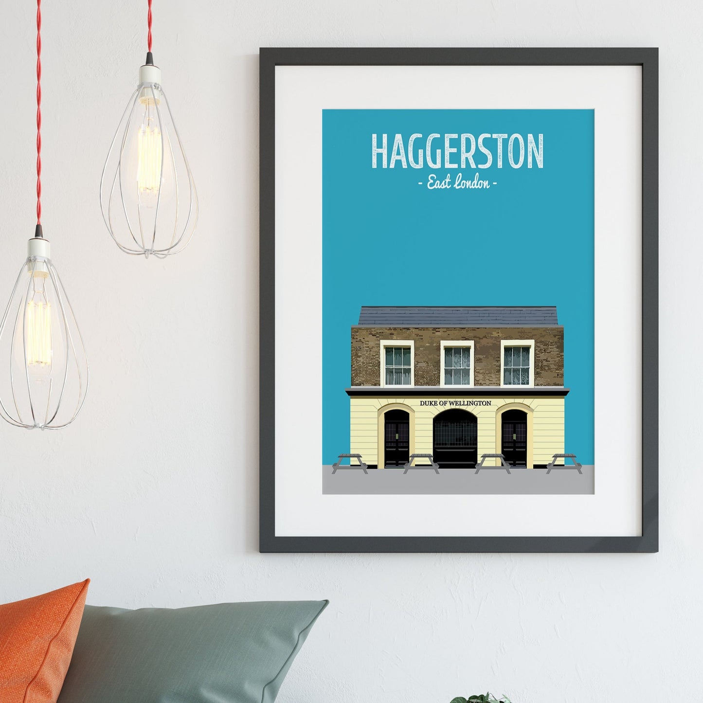 Haggerston print, The Duke of Wellington pub